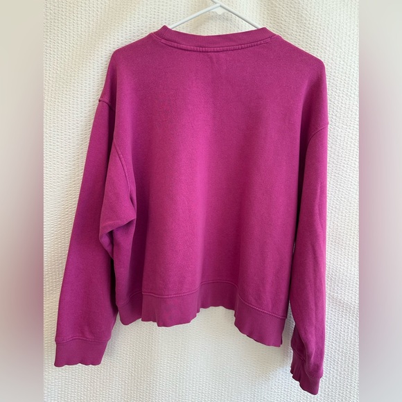 The North Face Women's Evolution Oversized Crewneck Pink Sweatshirt Size: Large - Picture 2 of 9
